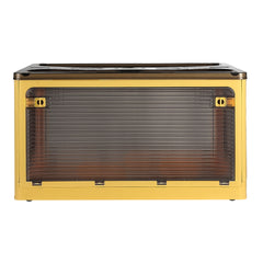 Artiss Storage Box Container Foldable Stackable 5 Sides Open Transparent 115L