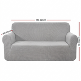 Artiss Sofa Cover Couch Covers 3 Seater High Stretch Grey