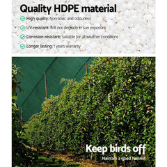 Instahut 90% Shade Cloth 1.83x30m Shadecloth Sail Heavy Duty Green