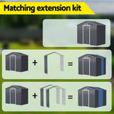 Giantz Garden Shed Extension Kit Outdoor Storage Tool Sheds Workshop House Shelter