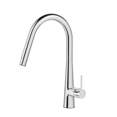 Cefito Kitchen Mixer Tap Pull Out Round 2 Mode Sink Basin Faucet Swivel WELS Chrome