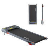 Everfit 3 in 1 Treadmill Electric Walking Pad Incline Under Desk Home Gym 380mm Grey