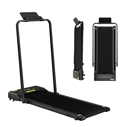 Everfit 2 in 1 Treadmill Electric Walking Pad Under Desk Home Gym Fitness 380mm Black