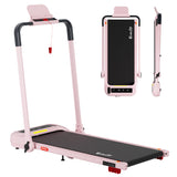 Everfit 3 in 1 Treadmill Electric Walking Pad with Incline Foldable for Home Gym Pink