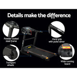 Everfit Treadmill Electric Home Gym Fitness Exercise Machine Foldable 400mm