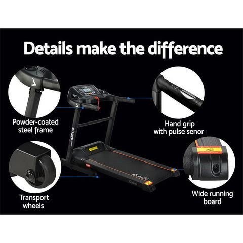 Everfit Treadmill Electric Home Gym Fitness Exercise Machine Foldable 400mm