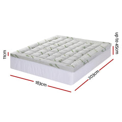 Giselle Mattress Topper 11cm Pillowtop toppers Bamboo King