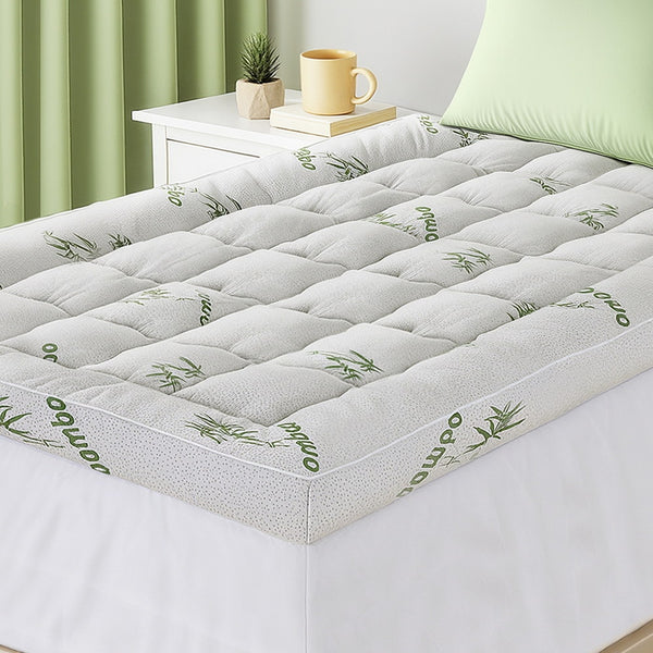 Giselle Mattress Topper 11cm Pillowtop toppers Bamboo King Single