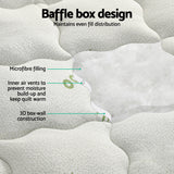 Giselle Bedding Pillowtop Mattress Topper 7.5cm Thick Bamboo Pad for Back Pain Relief Washable Skin-friendly Bed Protector with 45cm Deep Pocket Queen