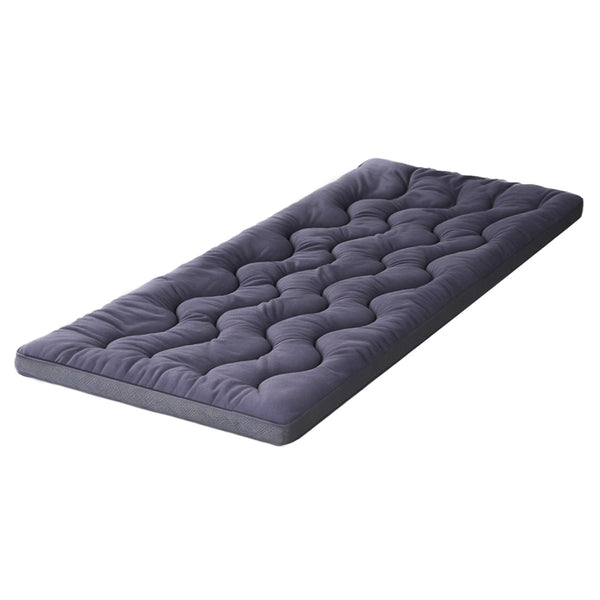 Giselle Bedding 5cm Pillowtop Topper Bamboo Polyester Blend Fibre Pad for Back Pain Relief Washable Overfilled Bed Protector 500GSM Single