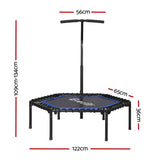 48inch Everfit Trampoline Fitness Trampoline Rebounder