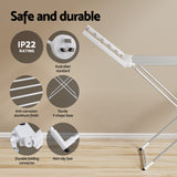 Devanti Foldable Electric Heated Towel Rail Rack with 24H Timer