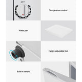 Devanti 42L Upright Freezer Fridge White