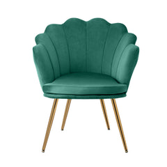 Artiss Armchair Velvet Green Callista