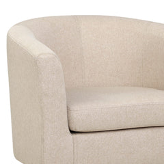 Artiss Armchair Tub Chair Beige Abby