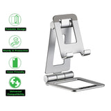 Urbanoki Portable Phone Tablet Stand Dual Folding Desk Travel Cradle Dock