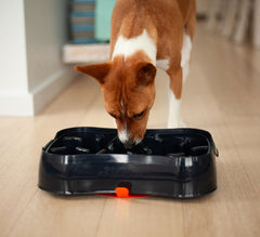 Marley Slowappy Slow Feeder  Bowl - Dark Grey