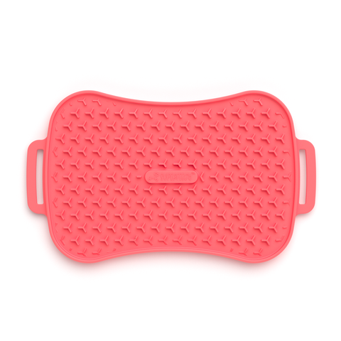 Marley Slowappy Reversible Lick Mat - Warm Ocean Red