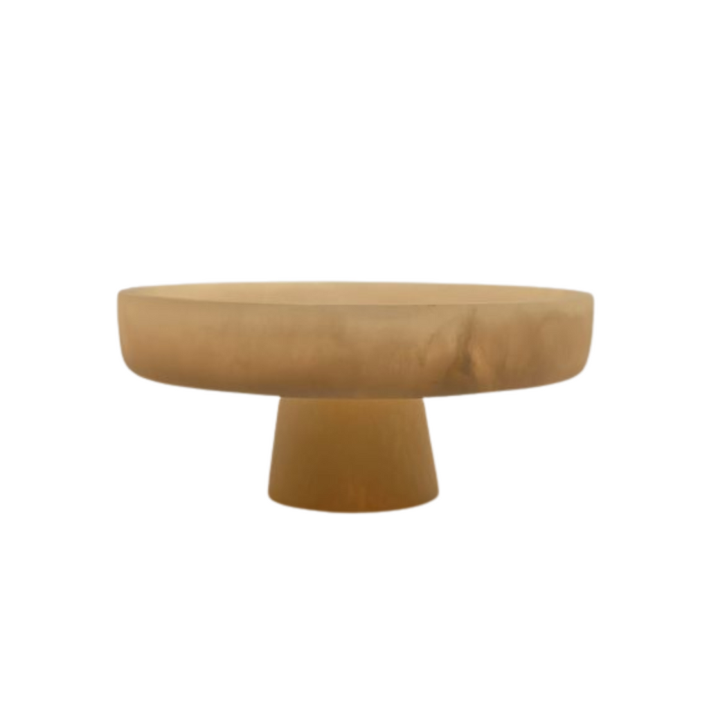 Hand-Poured Pedestal Serving Bowl