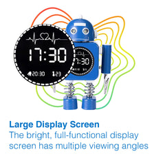 Laser Kids Robot Alarm Clock - Blue