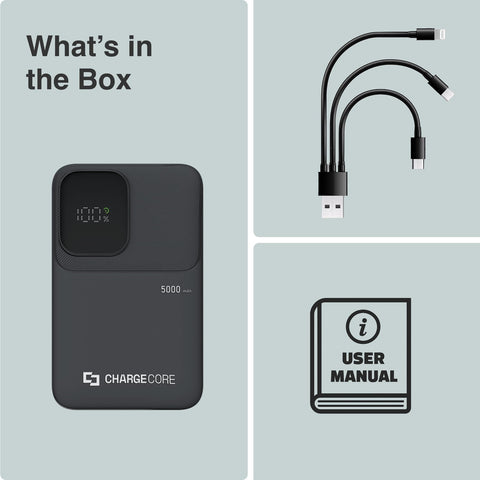 ChargeCore SafeCharge Max 5K - Black