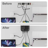 Laser PD3.0 200W GaN Wall Charger Black