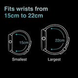 V-Fitness Smart Watch GPS and 2.1 inch Black