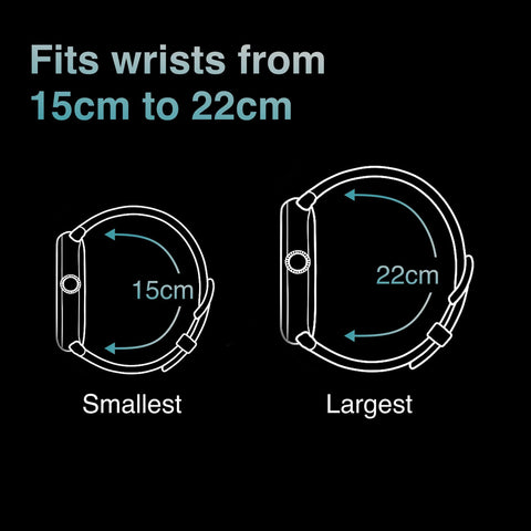 V-Fitness Smart Watch GPS and 2.1 inch Black