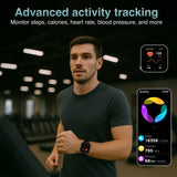 V-Fitness Smart Watch GPS and 2.1 inch Black