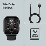 V-Fitness Smart Watch GPS and 2.1 inch Black