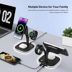 5 in 1 Wireless Charging Station with Night Light