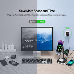 5 in 1 Wireless Charging Station with Night Light