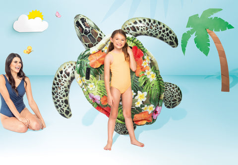 Intex Sea Turtle Realistic Giant Ride-On 57555