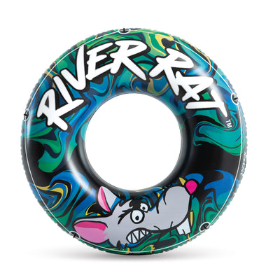 Intex River Rat Swim Tube Pool Float 68209