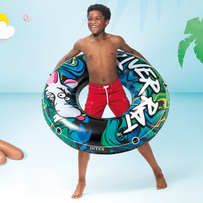 Intex River Rat Swim Tube Pool Float 68209