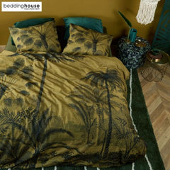 Tour Du Monde At Home Cotton Ochre Quilt Cover Sets by Bedding House King