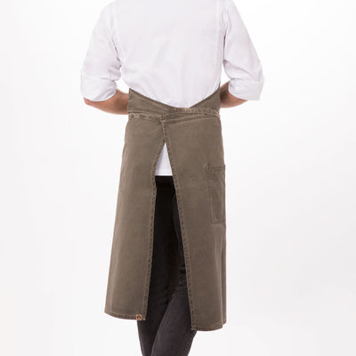 Dorset Earth Brown Chefs Bib Apron by Chef Works