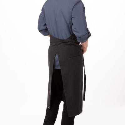 Rockford Steel Grey Chefs Bib Apron by Chef Works