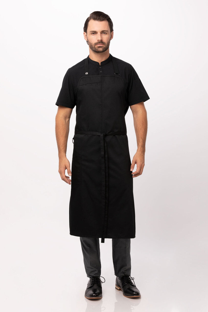 Brio Chef Black Bib Apron by Chef Works