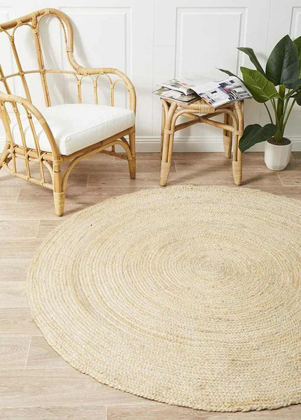 Atrium Polo Bleach By Rug Culture - 200X200CM - ROUND
