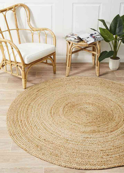 Atrium Polo Natural By Rug Culture - 200X200CM - ROUND