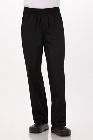 Lightweight Black S Baggy Pants by Chef Works