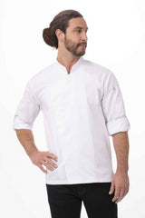 Lansing Men's White XS Chef Jacket by Chef Works