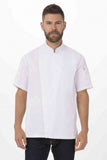 Springfield Men's White Zipper XXL Chef Jacket by Chef Works