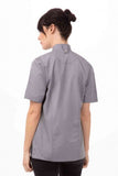 Springfield Women's Grey Zipper M Chef Jacket by Chef Works