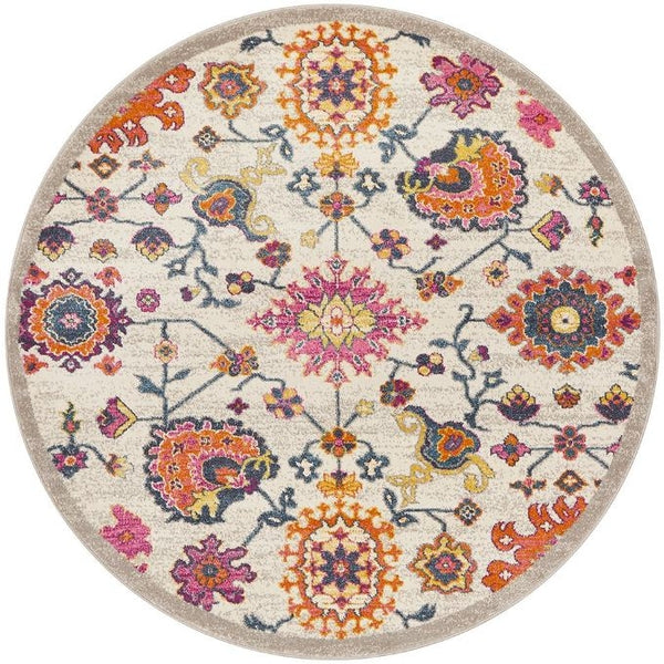 Babylon 208 Multi Round by Rug Culture-200X200CM - ROUND