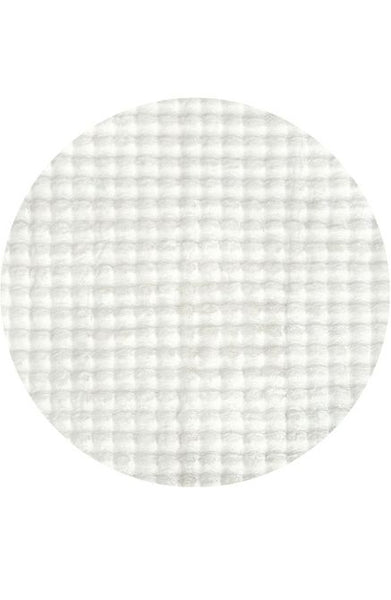 Bubble White Round Washable Rug by Rug Culture-100X100CM - ROUND