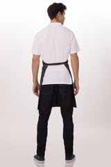 Chalk Stripe Black Bib Apron by Chef Works