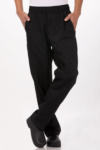 Cool Vent Men's Baggy Black M Chef Pants by Chef Works