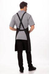 Cross-Back Black Bib Apron by Chef Works